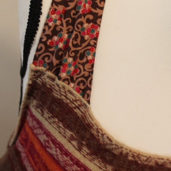 Free People Floral/Wool Tank Top Size Medium - Picture 3 of 9